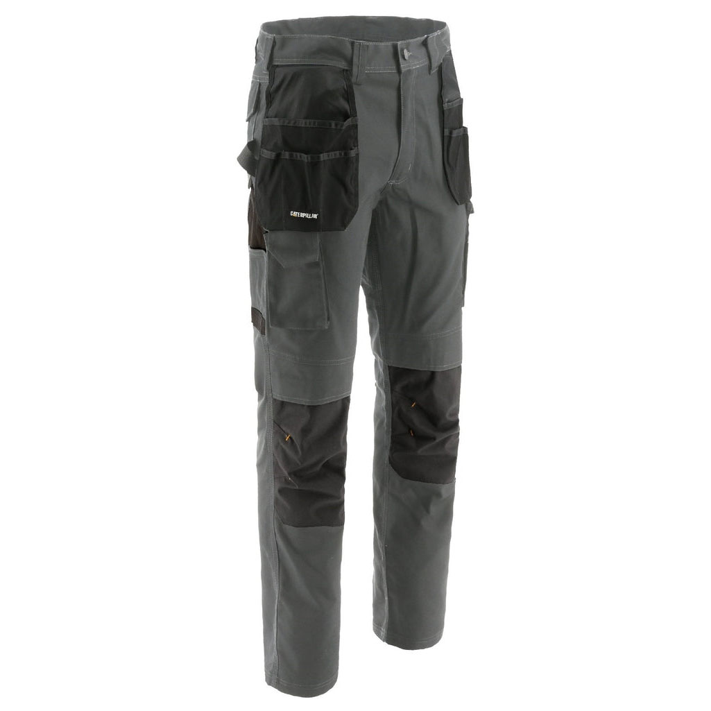 Férfi Caterpillar 30" Leg Essentials Knee Pocket Munka Nadrág Sötétszürke Budapest | 2165-VSBXU