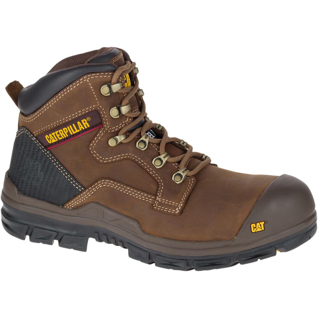 Férfi Caterpillar Bearing S3 Vizi Resistant Hro Src Steel Toe Munkavédelmi Bakancs Barna Budapest | 4263-QXFHO