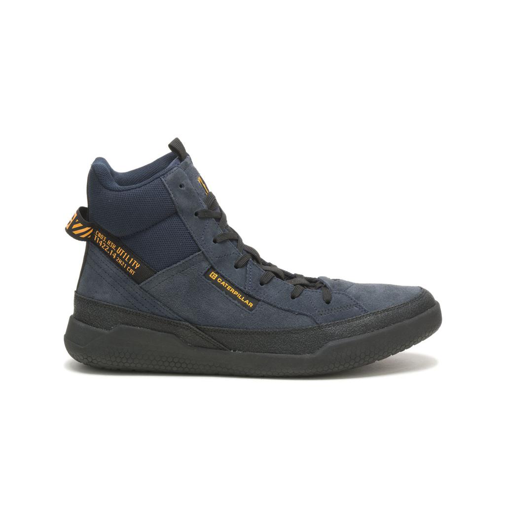 Férfi Caterpillar Code Hex Hi Utility Tornacipő Navy/Black Budapest | 7598-TNPYW