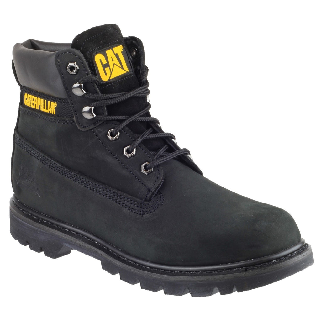 Férfi Caterpillar Colorado Nubuck Munkavédelmi Bakancs Fekete Budapest | 5632-LBICZ