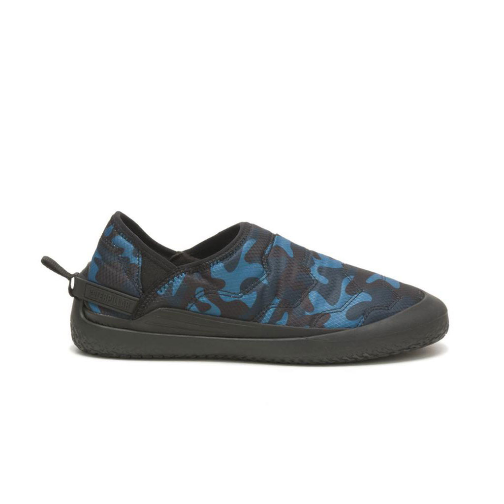 Férfi Caterpillar Crossover Slip Ons Kék Camo Budapest | 9273-EGMLY