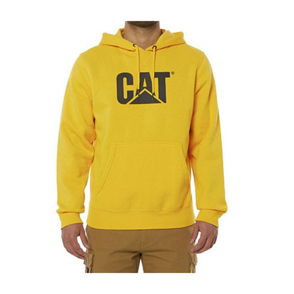 Férfi Caterpillar Foundation Csuklyás Sweatshirt Pulóverek Sárga Budapest | 2175-MOUVE