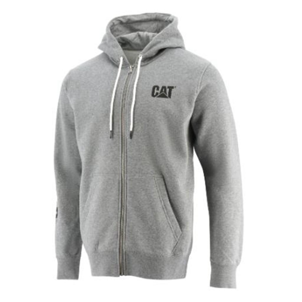 Férfi Caterpillar Foundation Fz Dm Csuklyás Sweatshirt Pulóverek Sötétszürke Budapest | 7264-HNIYS