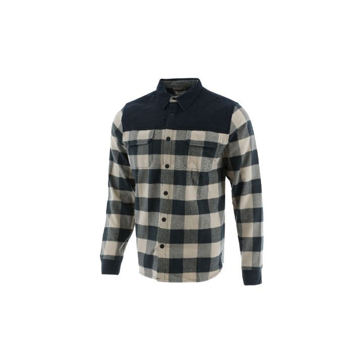 Férfi Caterpillar Foundation Hibrid Flannel Long Sleeve Ingek Fekete Budapest | 1397-XDKJL