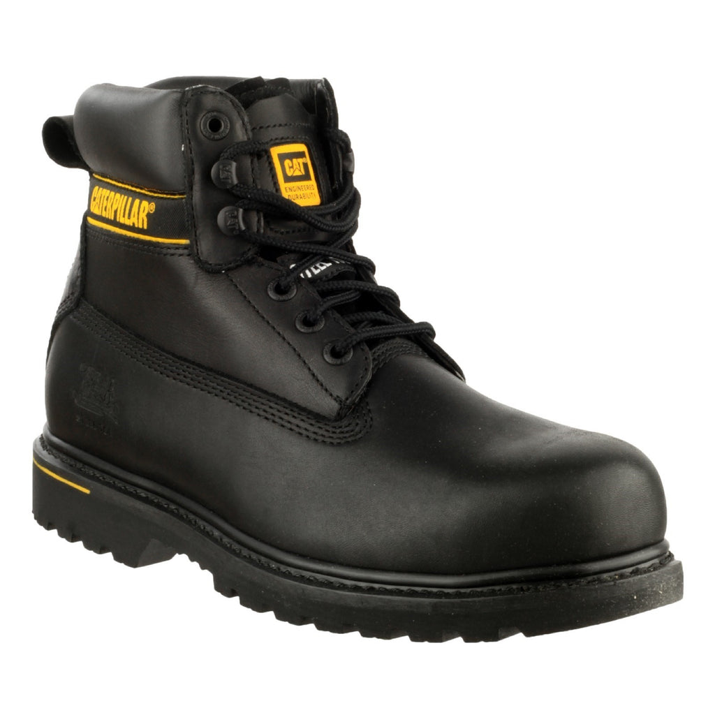 Férfi Caterpillar Holton S3 Goodyear Welted Safety Boots Fekete Budapest | 0617-VLTRN