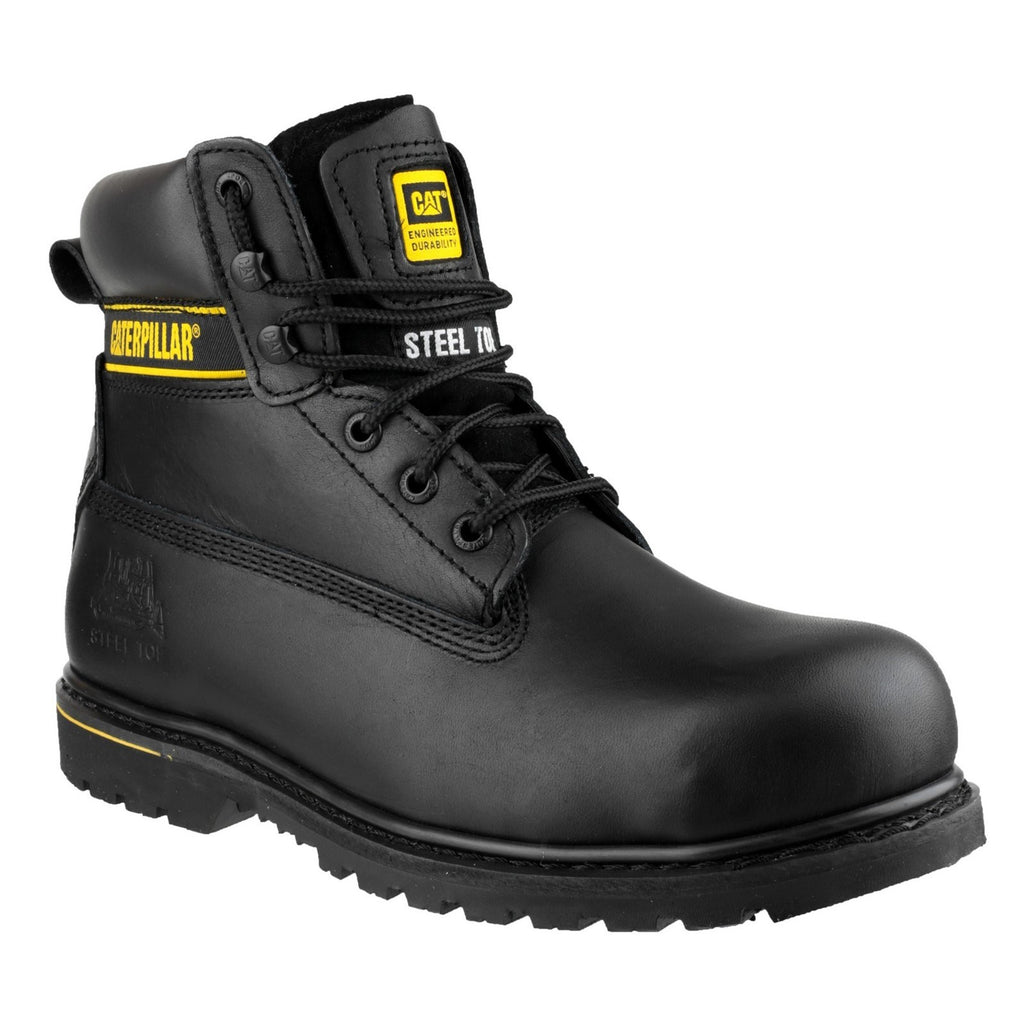 Férfi Caterpillar Holton Sb Goodyear Welted Safety Boots Fekete Budapest | 5972-GUWXR