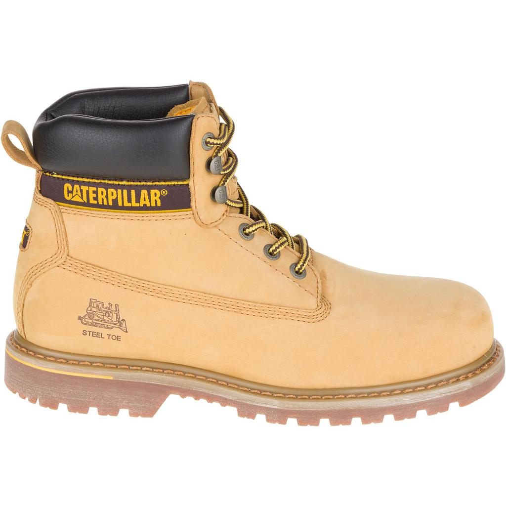 Férfi Caterpillar Holton Steel Toe S3 Hro Src Munkavédelmi Bakancs Narancssárga Budapest | 1498-VOGBL