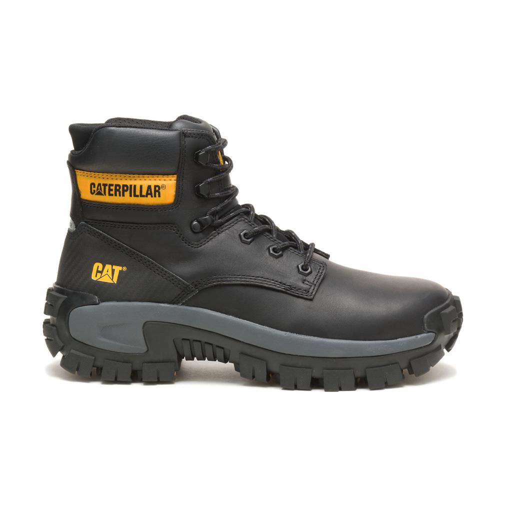 Férfi Caterpillar Invader Hi Steel Toe Munkavédelmi Bakancs Fekete Budapest | 9365-QWIUO