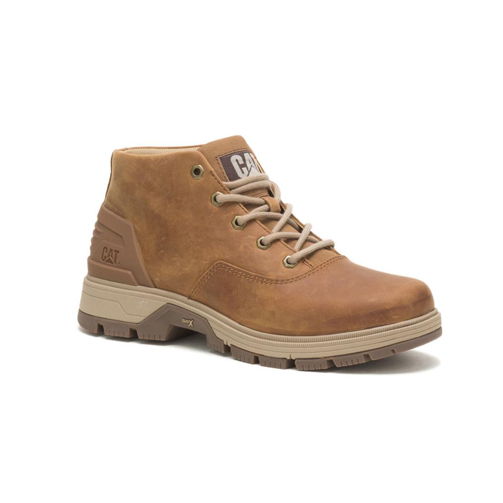 Férfi Caterpillar Leverage Chukka Csizma Sötétbézs Budapest | 4029-UDCIO