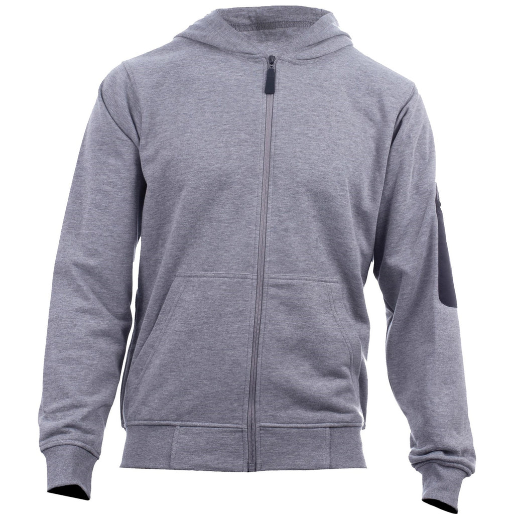 Férfi Caterpillar Loopback Full Zip Hoodie Pulóverek Szürke Budapest | 4398-RDMIL