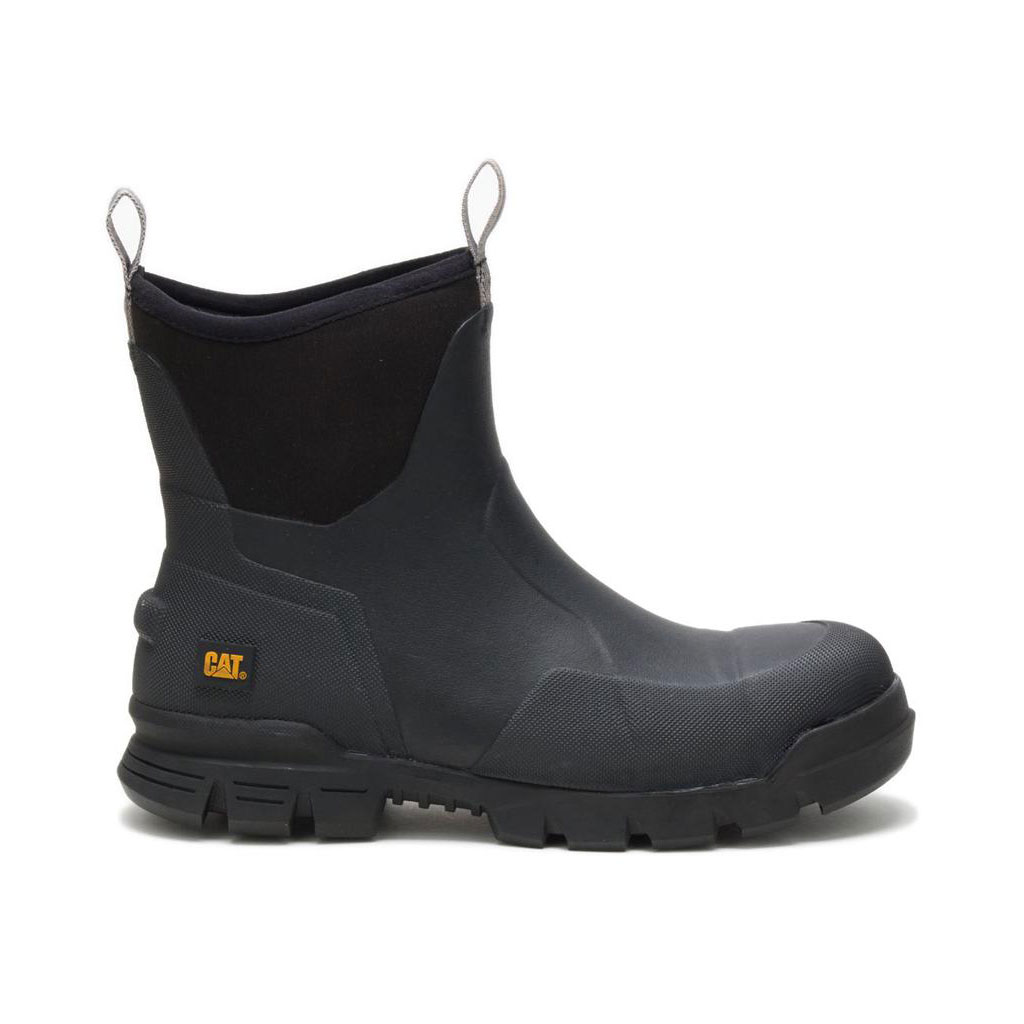 Férfi Caterpillar Stormers 6" Boot - Rubber Vízálló Bakancs Fekete Budapest | 1089-UJFLH