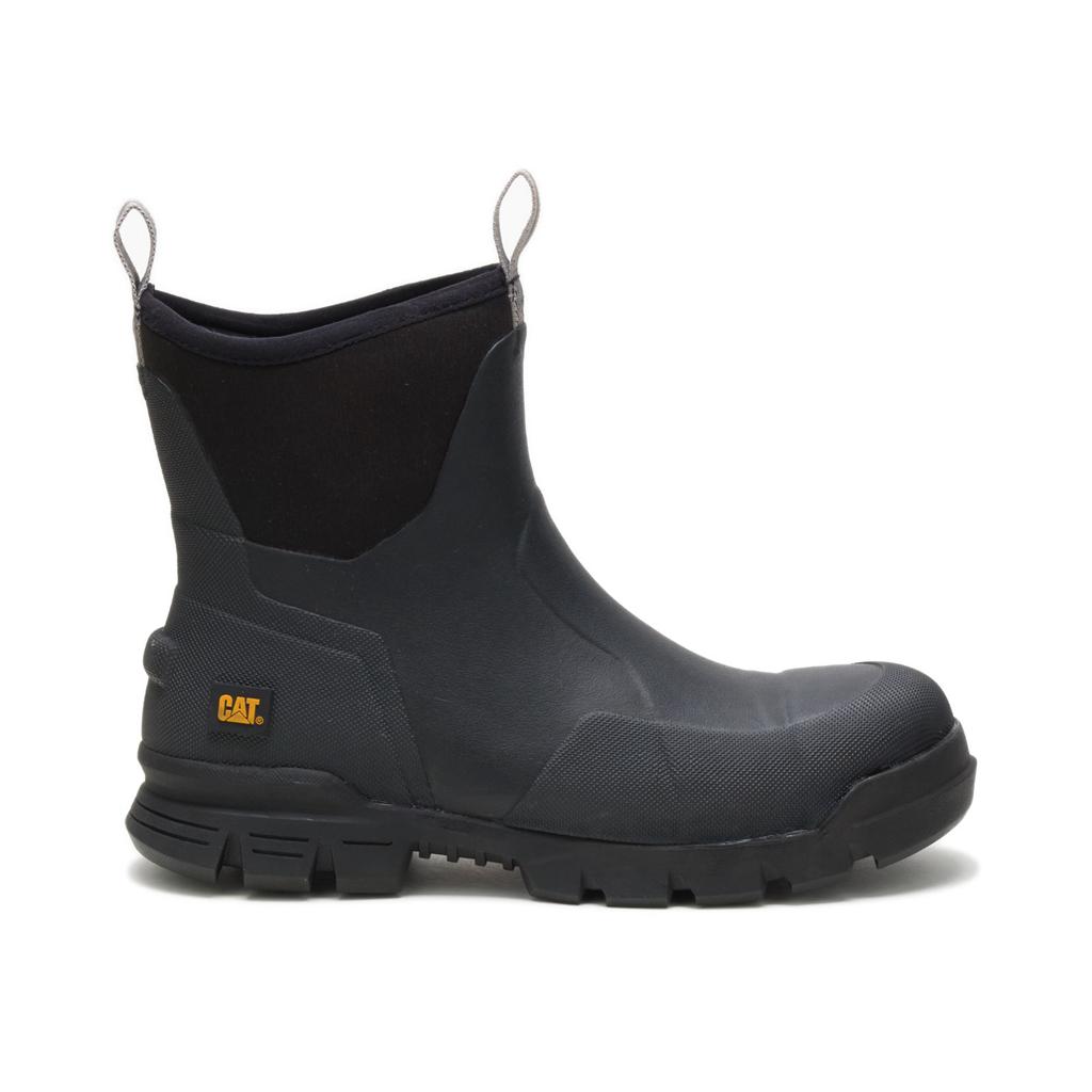 Férfi Caterpillar Stormers 6" Steel Toe Munkavédelmi Bakancs Fekete Budapest | 2680-KJTMY