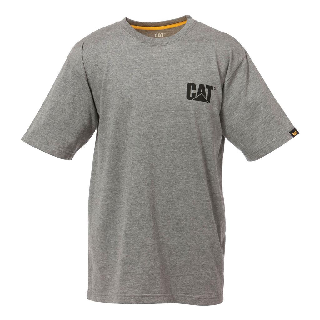 Férfi Caterpillar Trademark T-Shirts Sötétszürke Budapest | 5836-GQISM