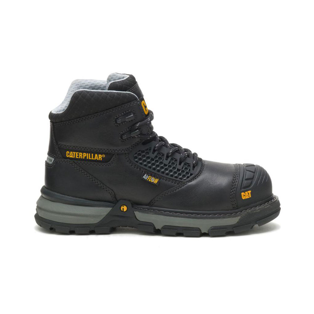 Női Caterpillar Excavator Superlite Cool Carbon Composite Toe Slip Resistant Footwear Fekete Budapest | 1047-ZGXSL