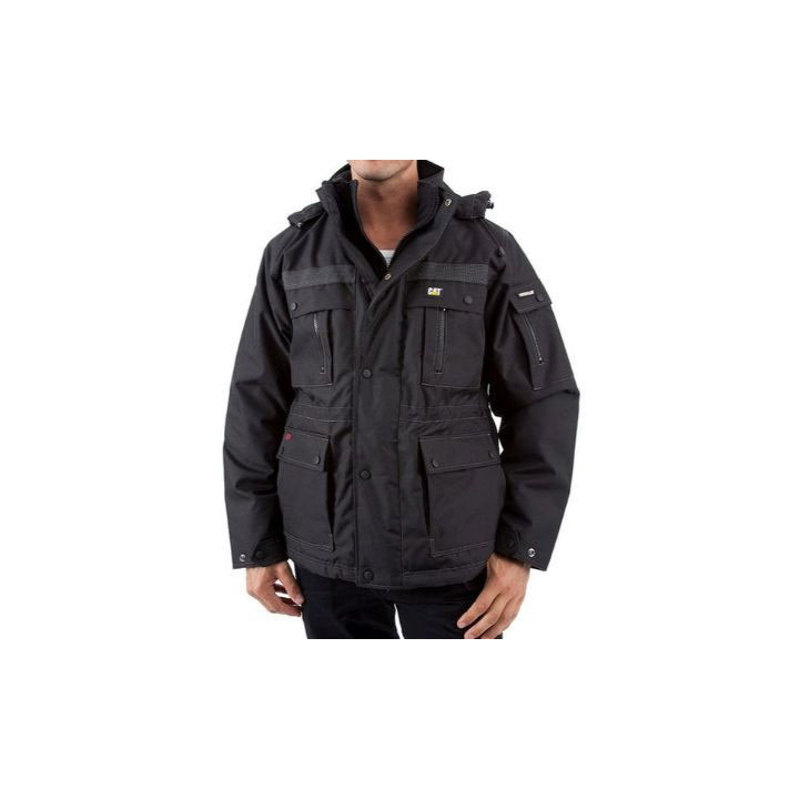 Női Caterpillar Heavy Insulated Parka Fekete Budapest | 4203-PNSGH