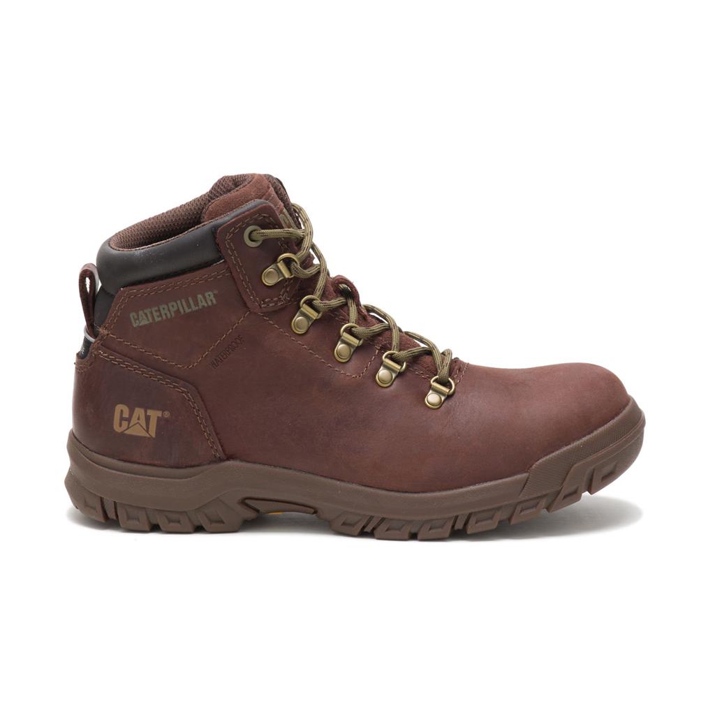 Női Caterpillar Mae Steel Toe Vízálló Munkavédelmi Bakancs Barna Budapest | 4895-RPTLK