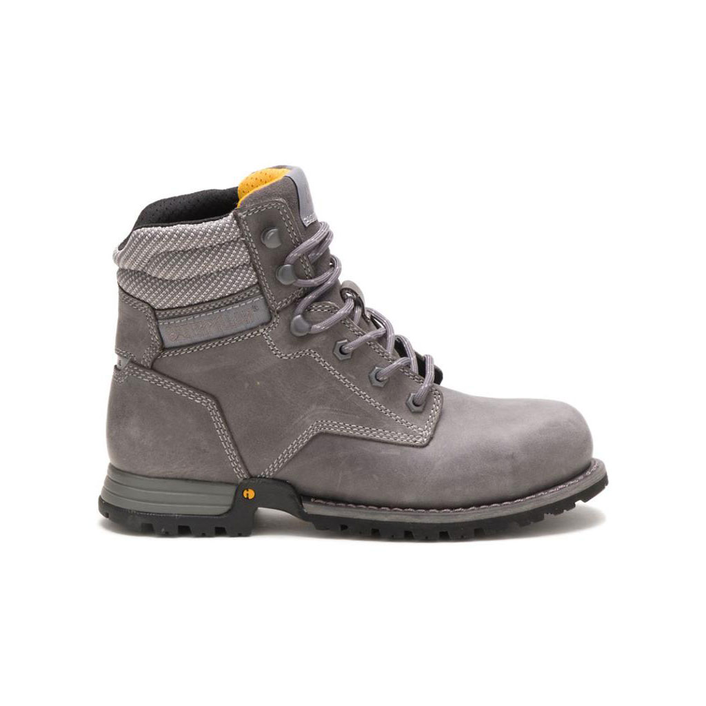 Női Caterpillar Paisley 6" Steel Toe - 6" Munkavédelmi Bakancs Szürke Budapest | 0692-JVKIL