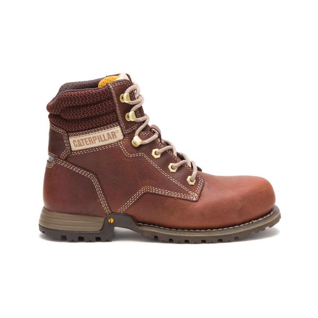 Női Caterpillar Paisley 6" Steel Toe - 6" Munkavédelmi Bakancs Bordó Budapest | 8936-AYBXE