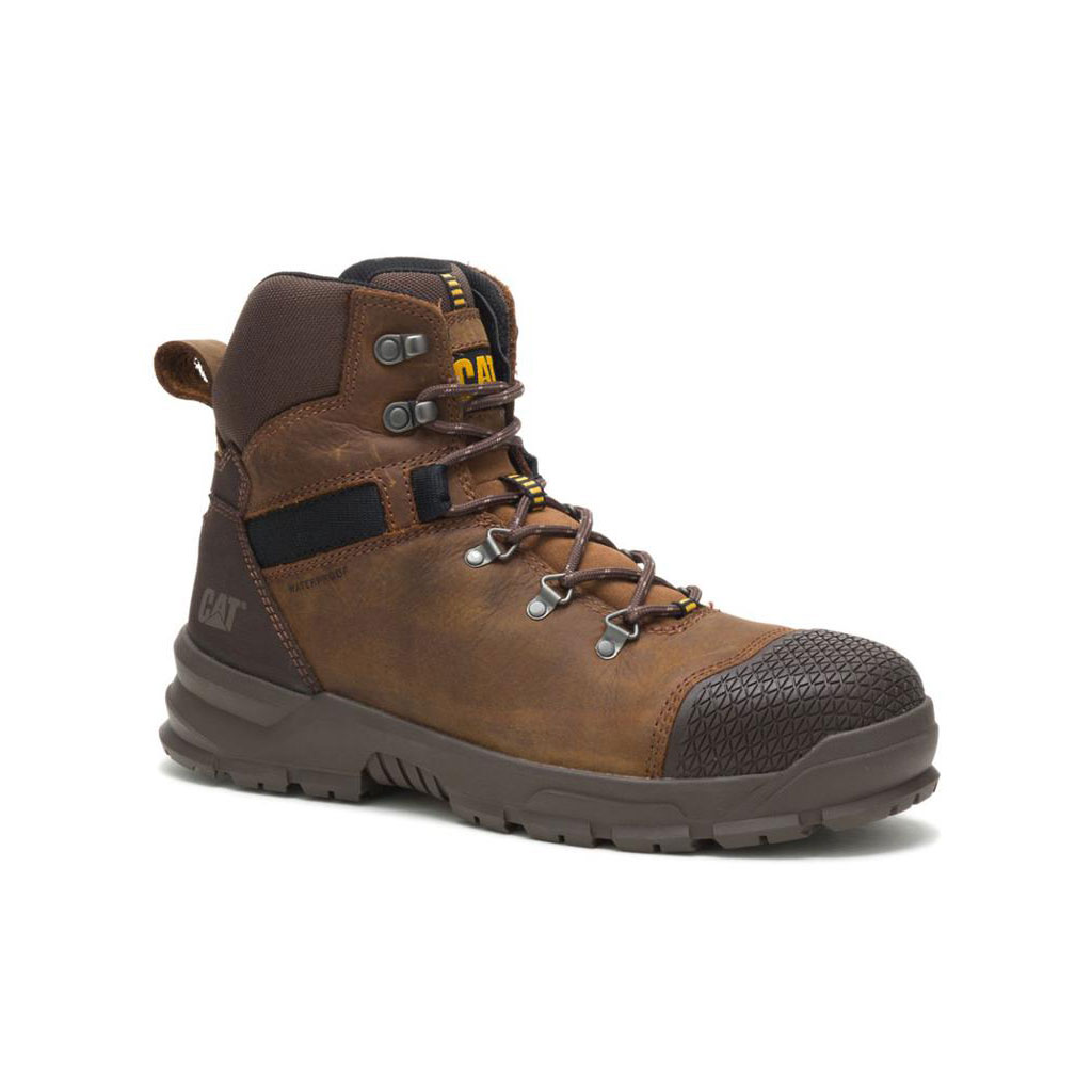 Férfi Caterpillar Accomplice X Vízálló Steel Toe Vízálló Bakancs Barna  Budapest |  8192-LMERP