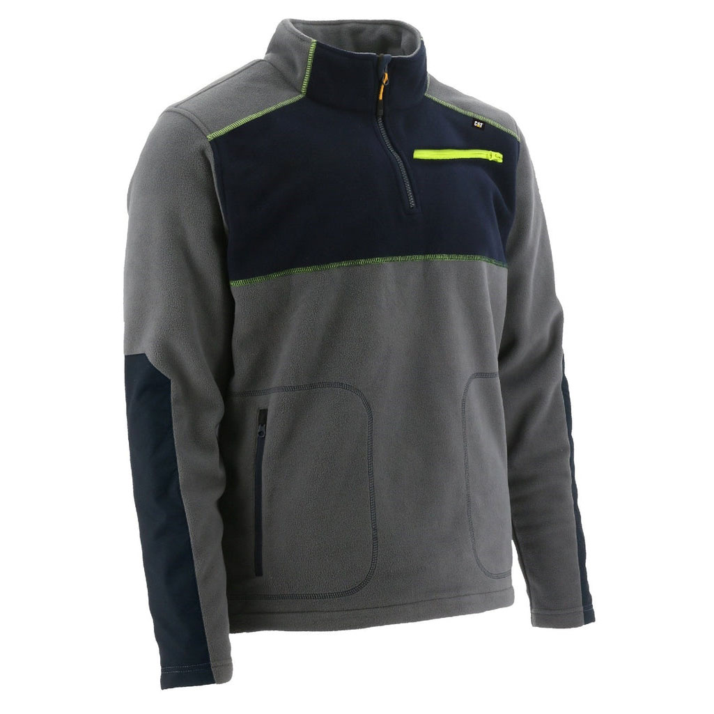 Férfi Caterpillar Argo 1/4 Zip Fleeces Sötétszürke  Budapest |  6730-FMAXI