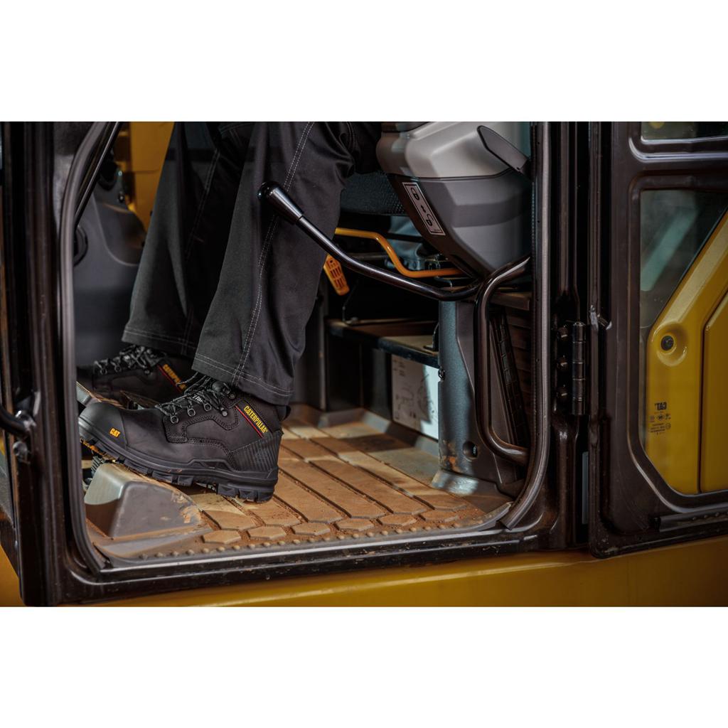 Férfi Caterpillar Bearing S3 Vizi Resistant Hro Src Steel Toe Munkavédelmi Bakancs Fekete  Budapest |  3028-YTFUV