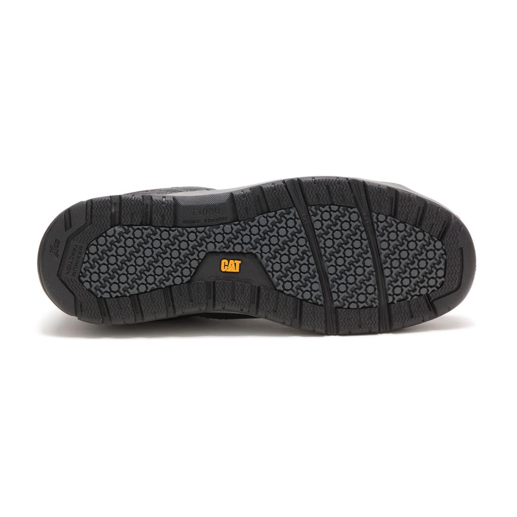 Férfi Caterpillar Brode Steel Toe Steel Toe Shoes Fekete  Budapest |  8472-YQIOS