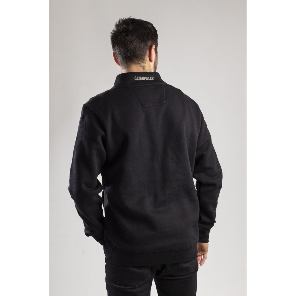 Férfi Caterpillar Canyon 1/4 Zip Pulóverek Fekete  Budapest |  0726-MZJBY