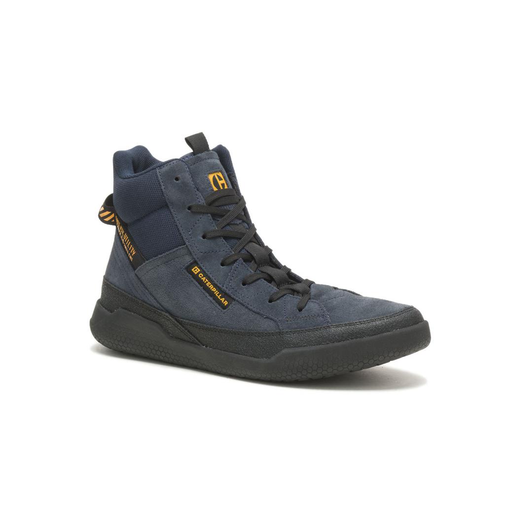 Férfi Caterpillar Code Hex Hi Utility Tornacipő Navy/Black  Budapest |  7598-TNPYW