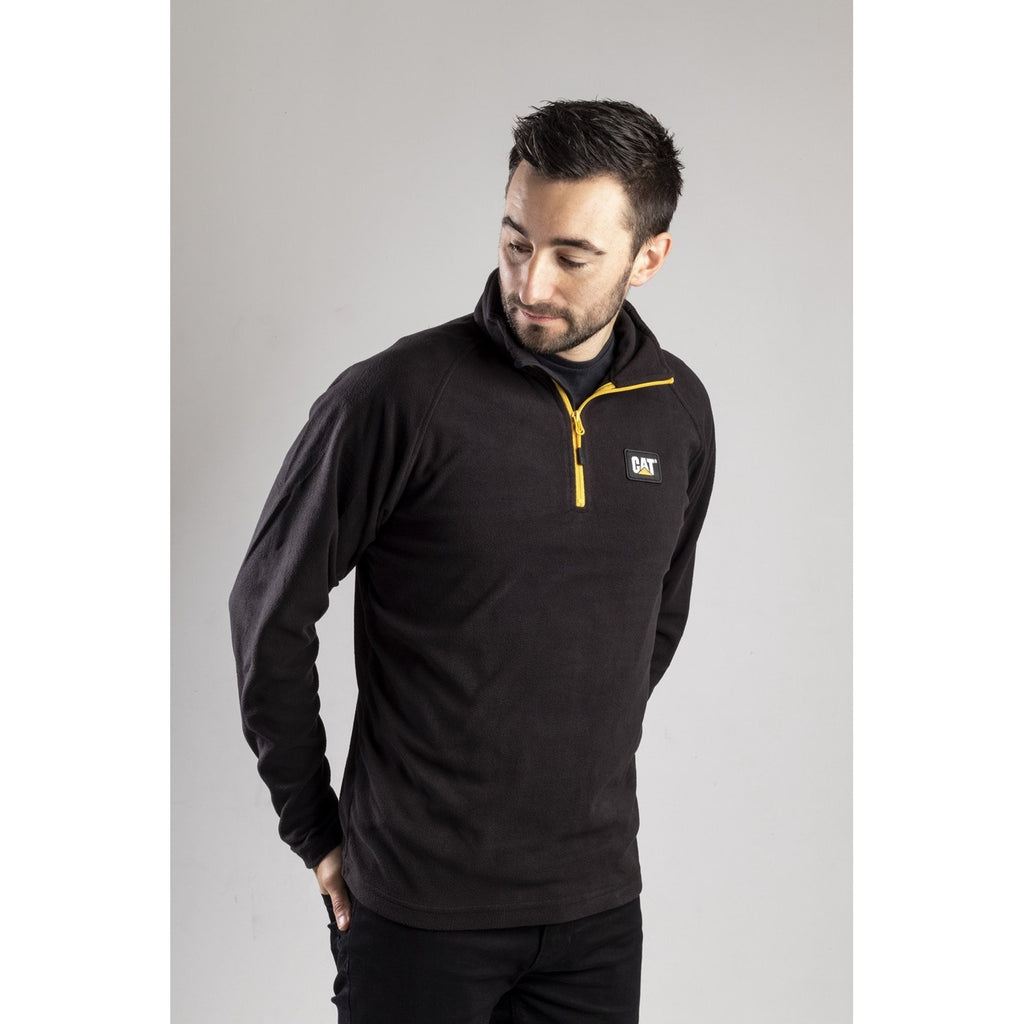 Férfi Caterpillar Concord Fleece Pullover Pulóverek Fekete  Budapest |  0815-QNETA