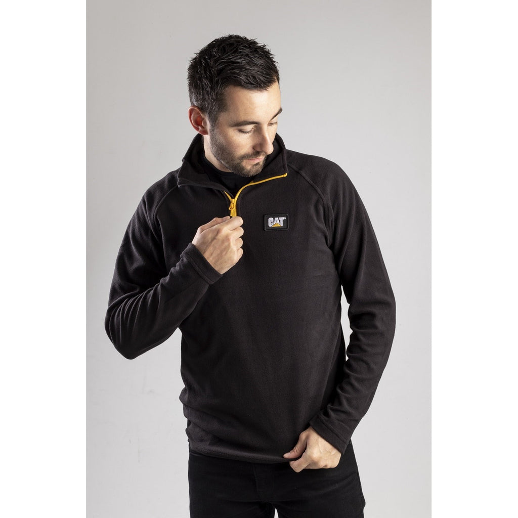 Férfi Caterpillar Concord Fleece Pullover Pulóverek Fekete  Budapest |  0815-QNETA