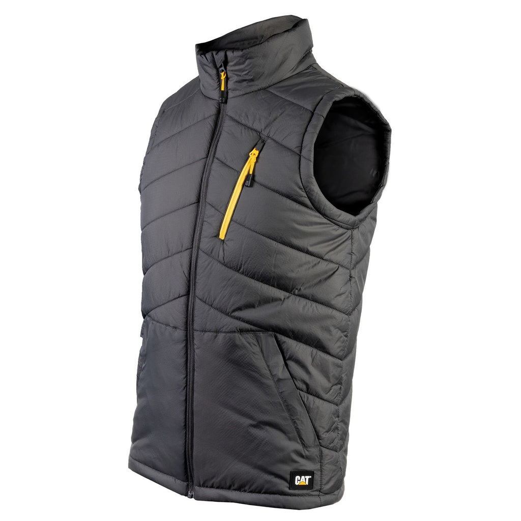 Férfi Caterpillar Essentials Body Warmer Szigetelt Mellények Sötétszürke  Budapest |  9427-DNKMZ