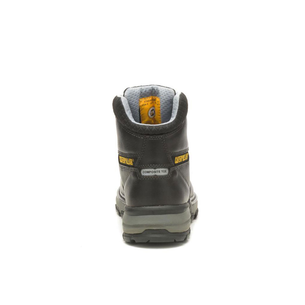 Férfi Caterpillar Excavator Superlite Cool Carbon Composite Toe Munkavédelmi Bakancs Fekete  Budapest |  1487-DMRKN