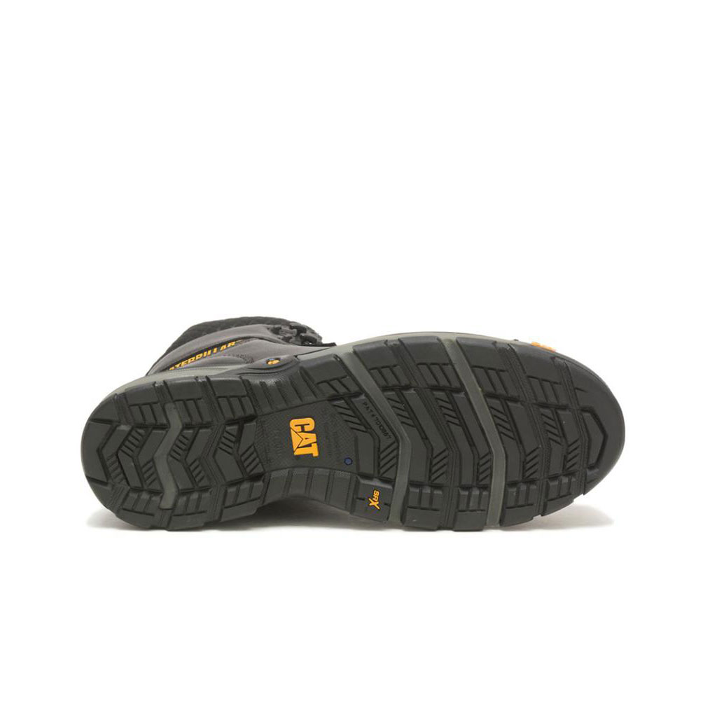 Férfi Caterpillar Excavator Superlite Cool Carbon Composite Toe Munkavédelmi Bakancs Fekete  Budapest |  1487-DMRKN