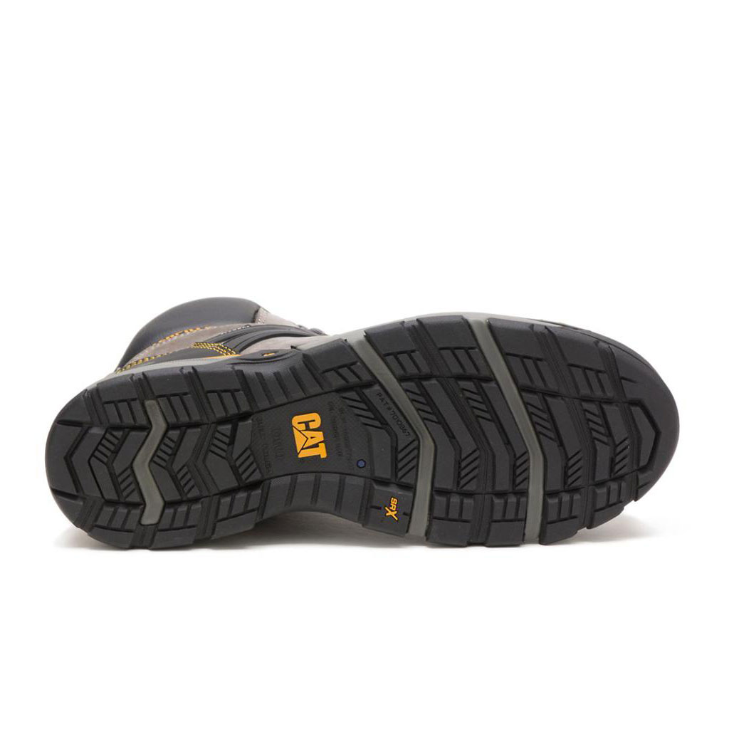 Férfi Caterpillar Excavator Superlite Vízálló Carbon Composite Toe Munkavédelmi Bakancs Szürke  Budapest |  0325-RSNOG