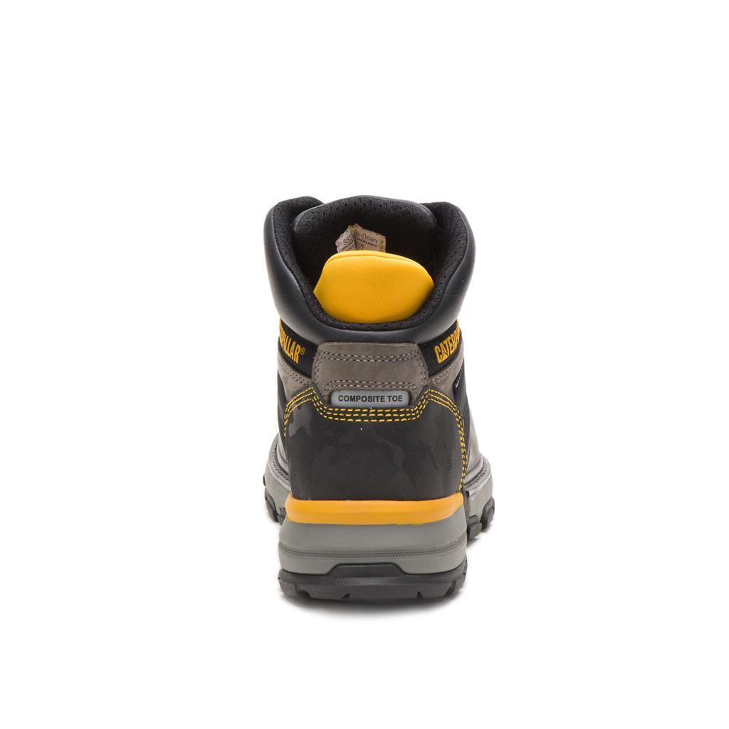 Férfi Caterpillar Excavator Superlite Vízálló Nano Toe Munkavédelmi Bakancs Grey/Black  Budapest |  4078-ZEJLU