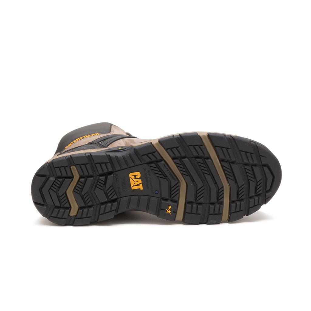 Férfi Caterpillar Excavator Superlite Vízálló Nano Toe Munkavédelmi Bakancs Brown/Black  Budapest |  4186-UJNQO