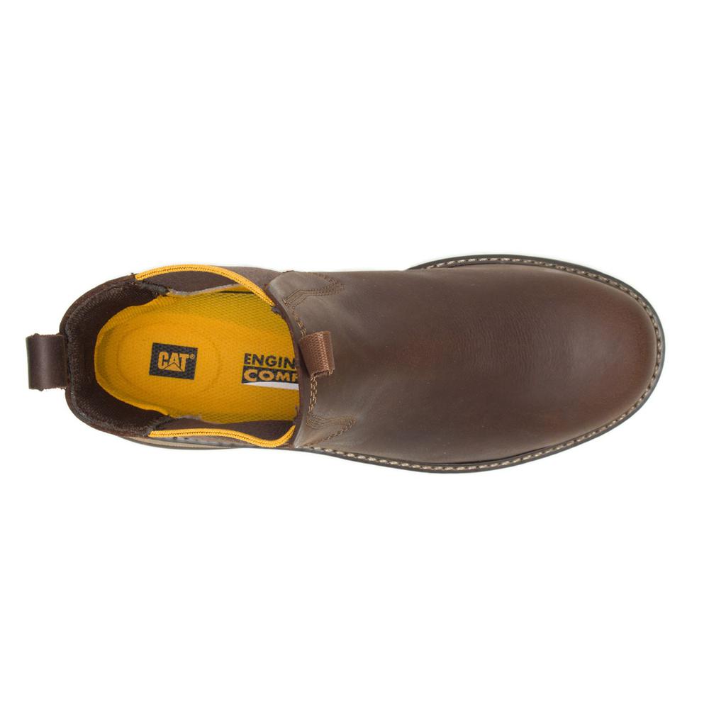 Férfi Caterpillar Fairbanks Chelsea Steel Toe Slip On Barna  Budapest |  2874-VKTHN