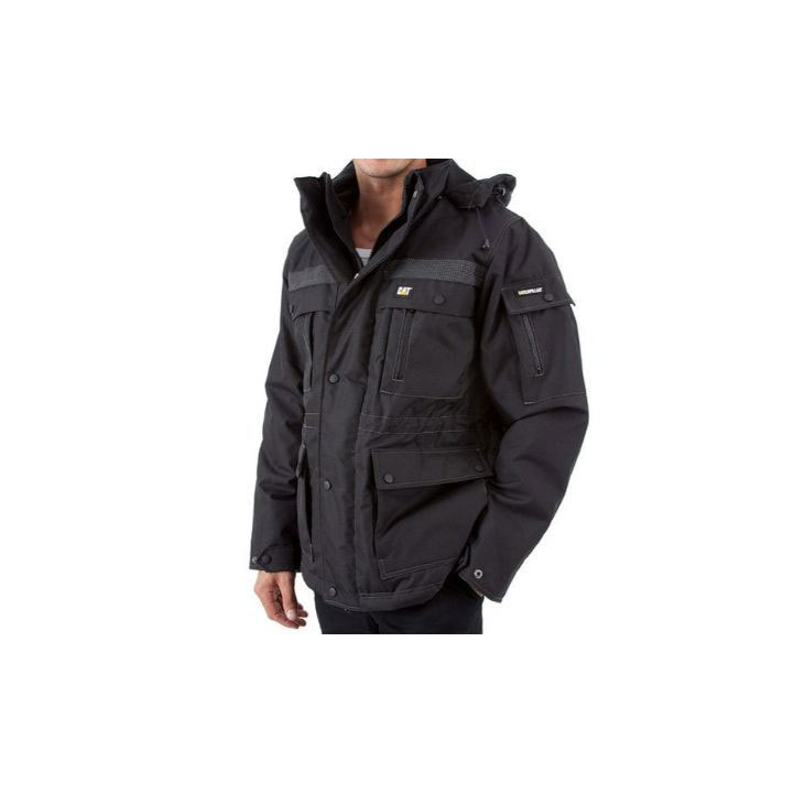 Férfi Caterpillar Heavy Insulated Parka Fekete  Budapest |  1705-YTBHK