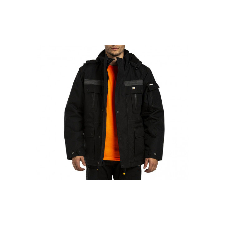 Férfi Caterpillar Heavy Insulated Parka Fekete  Budapest |  6432-EHUWA