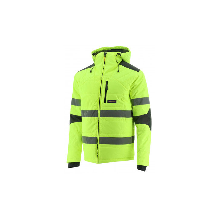 Férfi Caterpillar Hi Vis Boreas Taped Kabát Sárga  Budapest |  6904-NLPVO