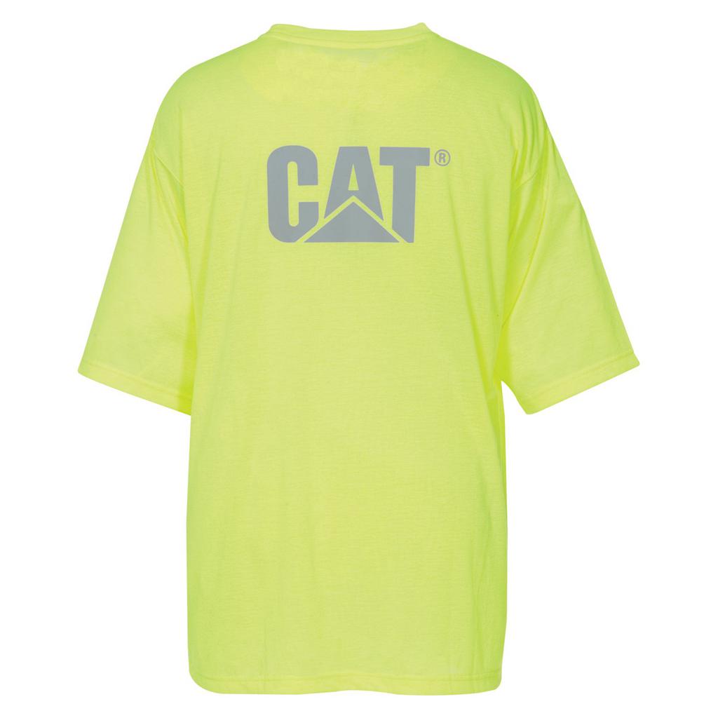 Férfi Caterpillar Hi-vis Trademark Pocket T-Shirts Sárga  Budapest |  7206-ETKLU