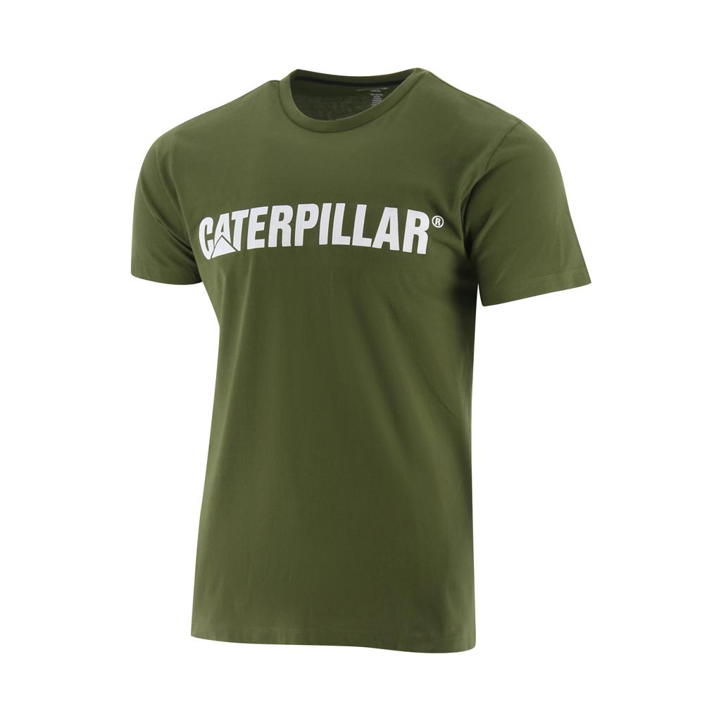 Férfi Caterpillar Logo T-Shirts Fehér  Budapest |  0915-JGVZI