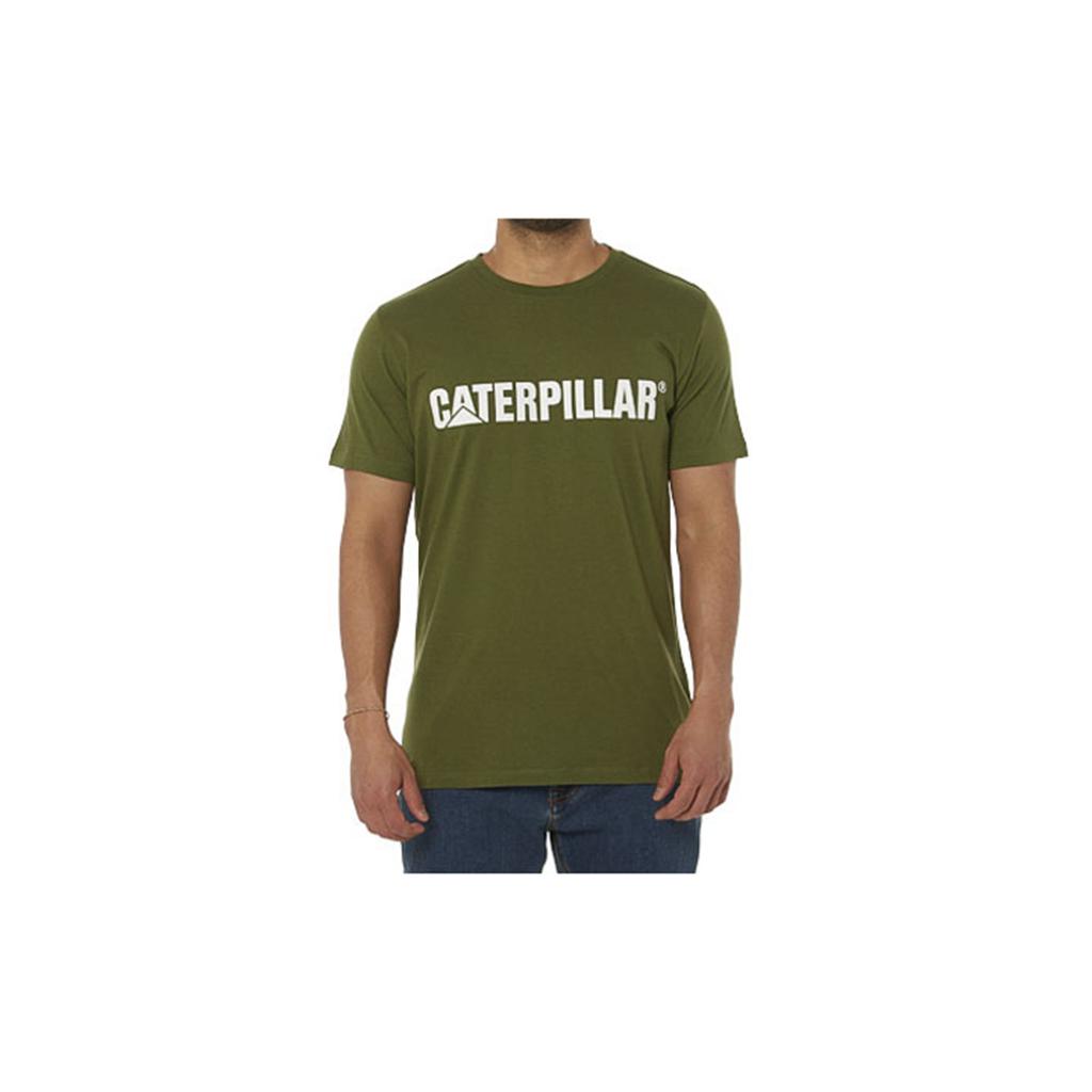 Férfi Caterpillar Logo T-Shirts Fehér  Budapest |  0915-JGVZI