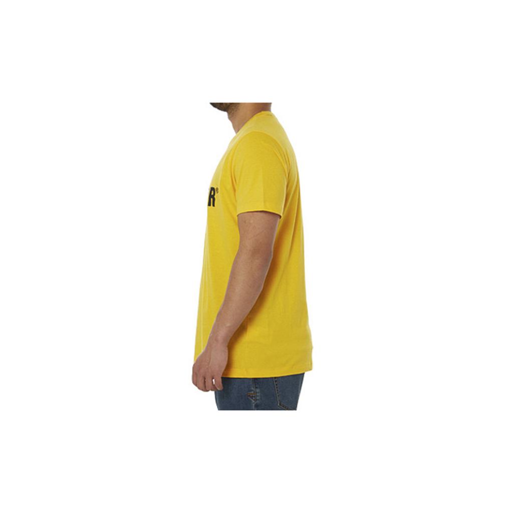 Férfi Caterpillar Logo T-Shirts Sárga  Budapest |  5807-IJNUA