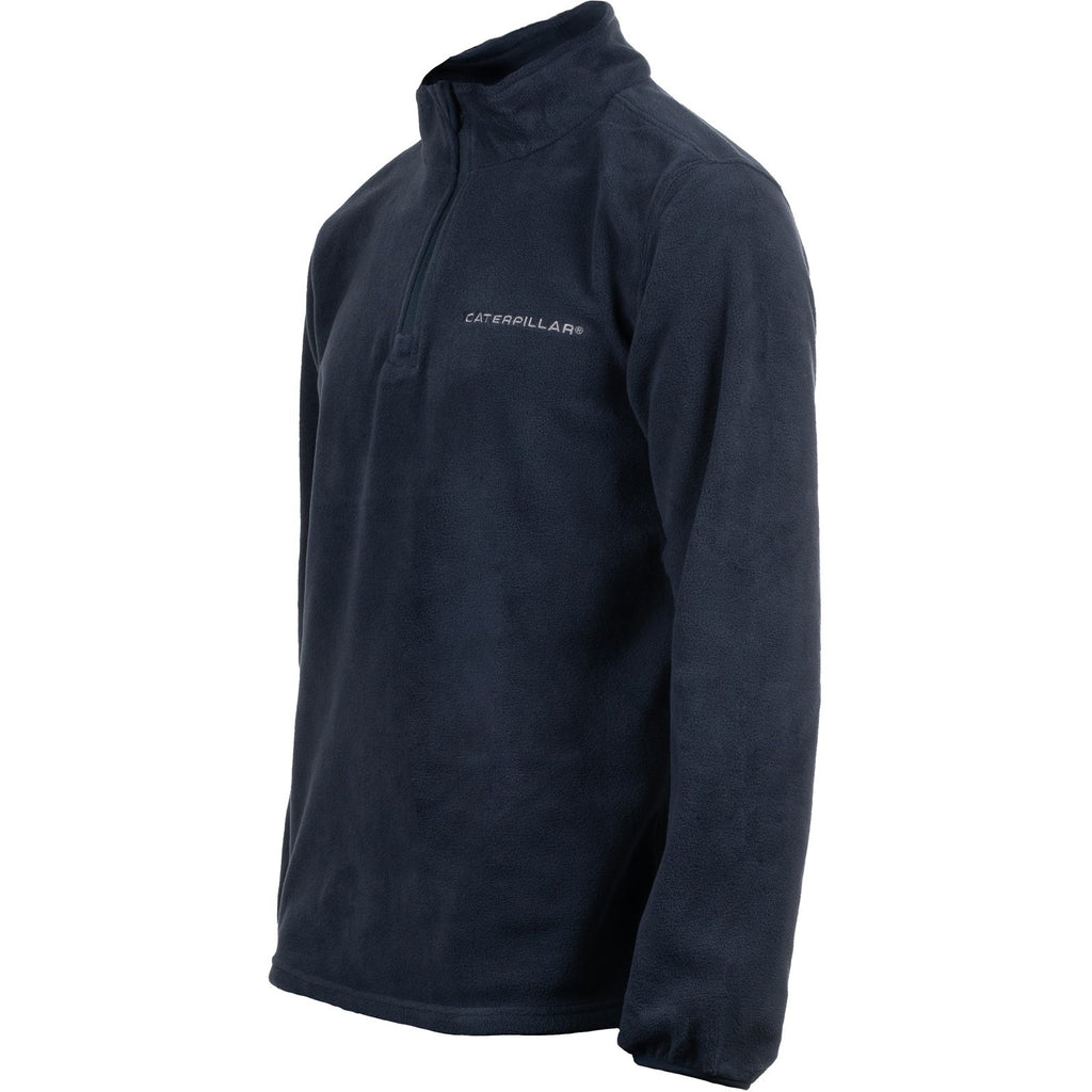 Férfi Caterpillar Microfleece Quarter Zip Fleeces Sötétkék  Budapest |  6097-TXQVR