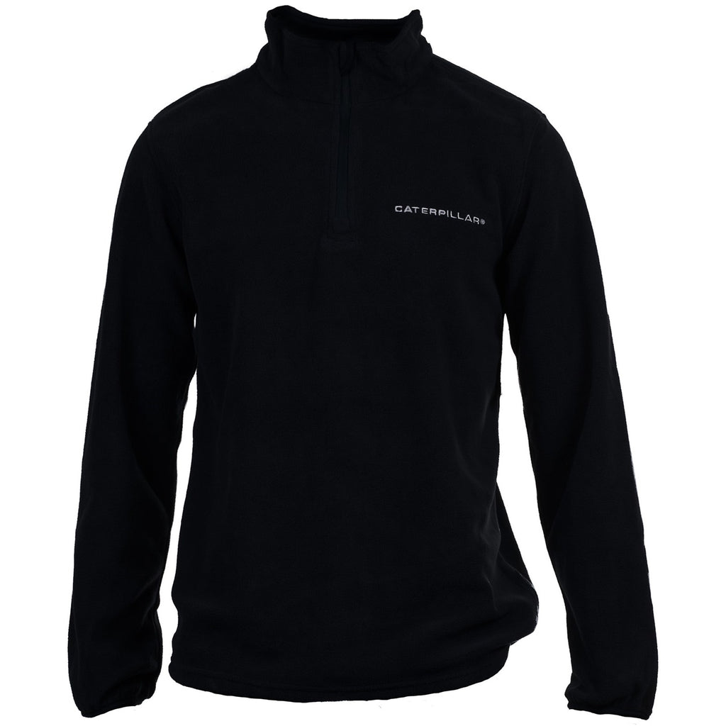 Férfi Caterpillar Microfleece Quarter Zip Fleeces Fekete  Budapest |  7621-AFHYK