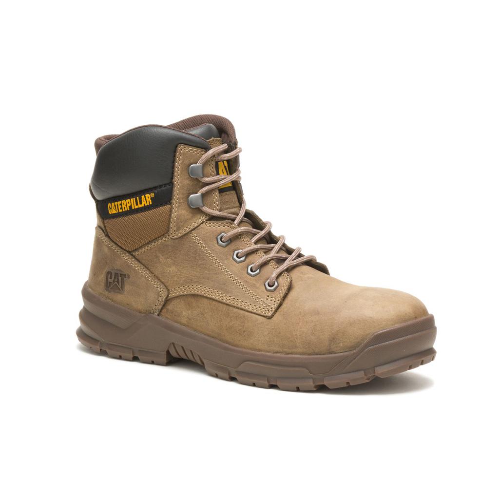 Férfi Caterpillar Mobilize Alloy Toe Munkavédelmi Bakancs Khaki  Budapest |  8324-SOXCV