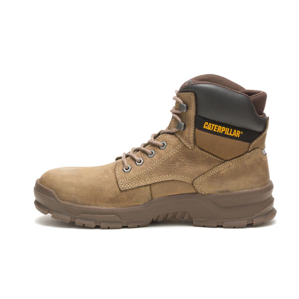 Férfi Caterpillar Mobilize Alloy Toe Munkavédelmi Bakancs Khaki  Budapest |  8324-SOXCV