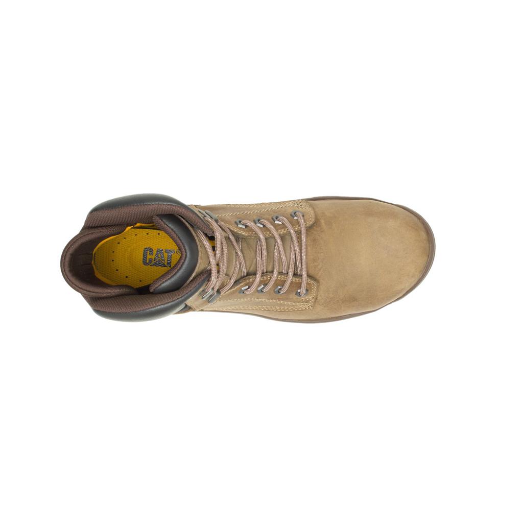 Férfi Caterpillar Mobilize Alloy Toe Munkavédelmi Bakancs Khaki  Budapest |  8324-SOXCV