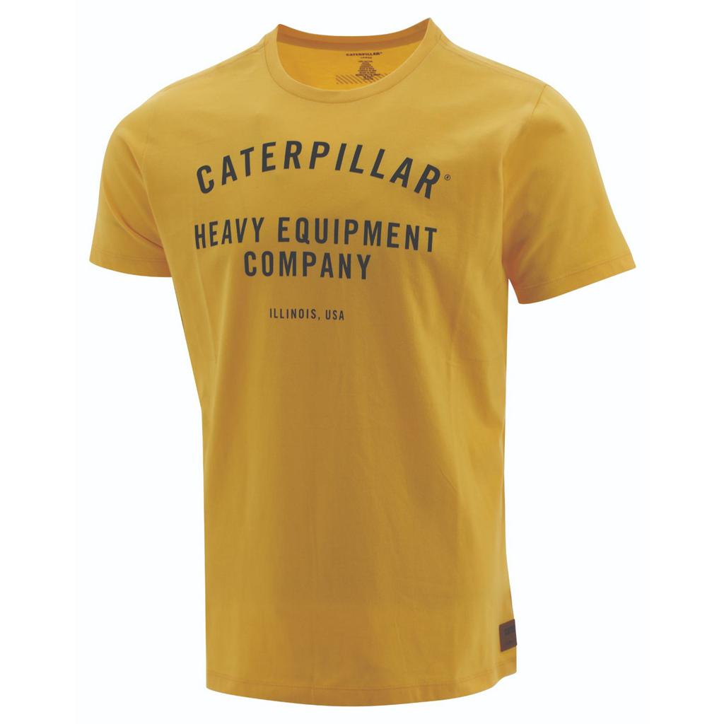 Férfi Caterpillar Munka Hec T-Shirts Sárga  Budapest |  8036-XDSLP